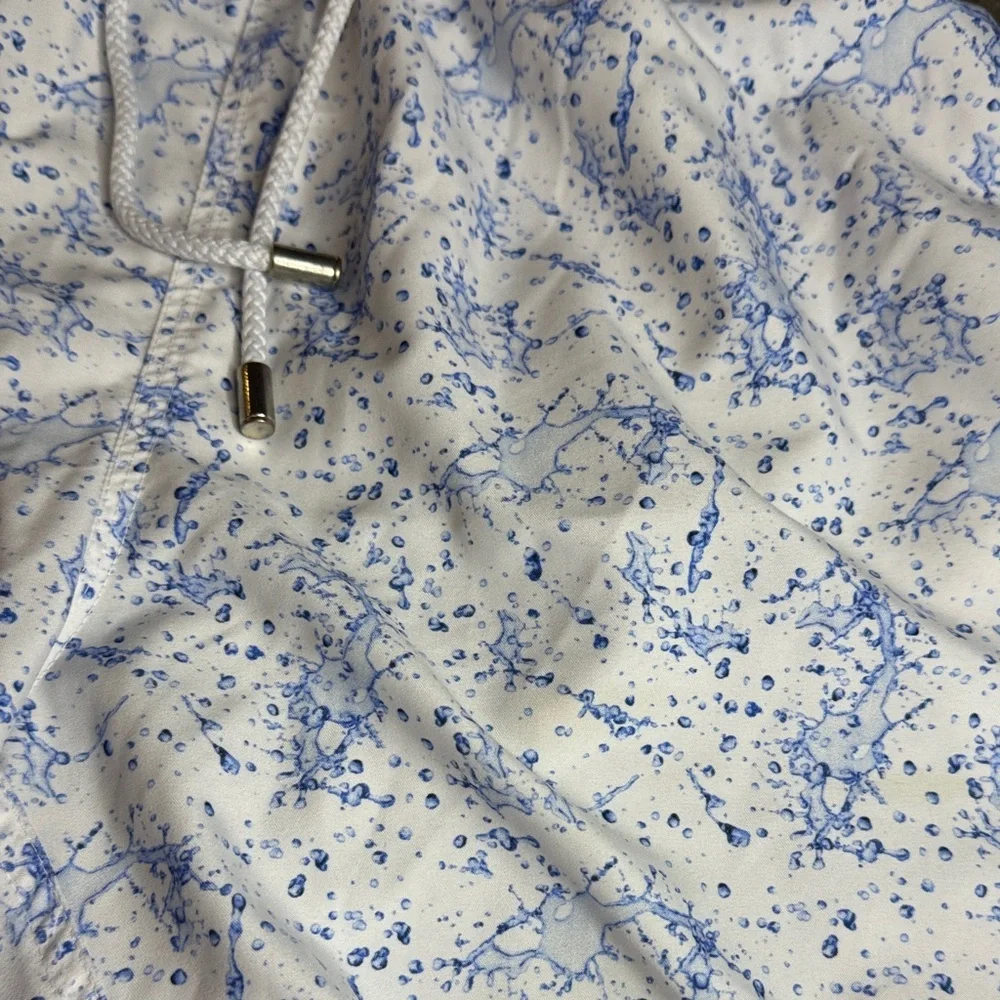 Bertigo Splatter Print Men's Swim Trunks